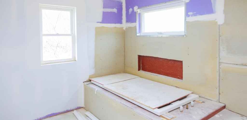 Purple drywall resists mold and mildew