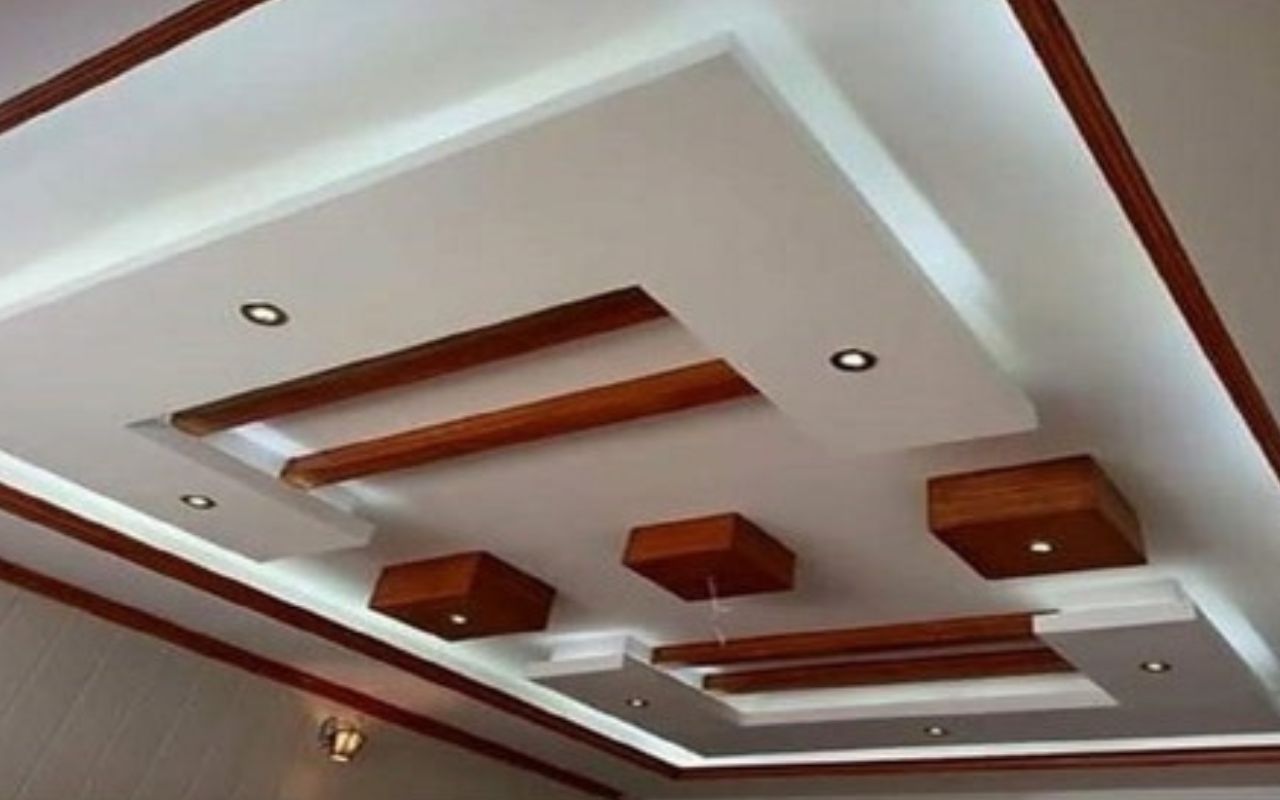 Multilevel Drywall Design for The Living Room
